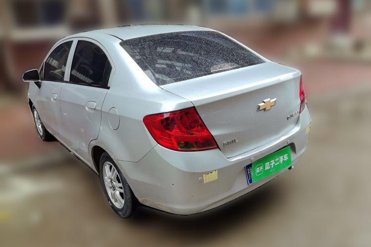 Used Chevrolet Sail 2011 Sedan 1.4L AMT Happiness Edition Rear Left 45 Deg