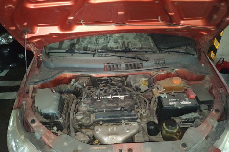 Used Chevrolet Sail 2011 Hatchback 1.4L AMT Happiness Edition Engine Bay