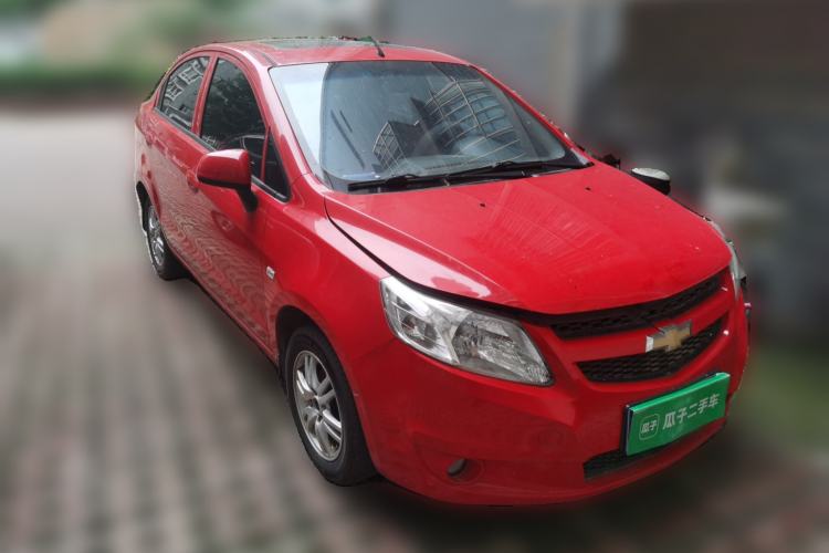 Used Chevrolet Sail 2011 Sedan 1.4L Manual Happiness Edition Front Right 45 Deg