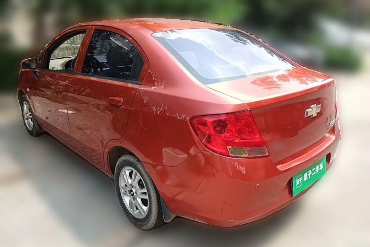 Used Chevrolet Sail 2011 Sedan 1.4L Manual Happiness Edition Rear Left 45 Deg