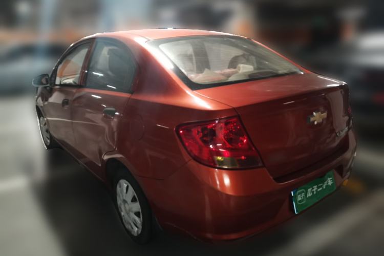 Used Chevrolet Sail 2011 Sedan 1.4L Manual Happiness Edition Rear Left 45 Deg