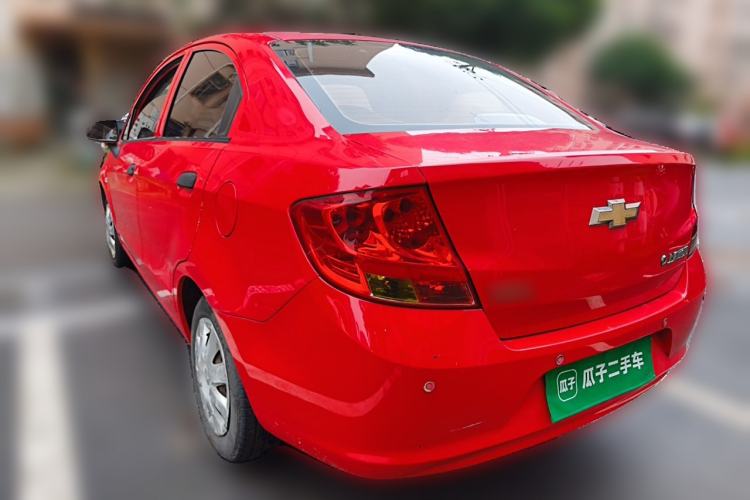 Used Chevrolet Sail 2011 Sedan 1.4L Manual Happiness Edition Rear Left 45 Deg