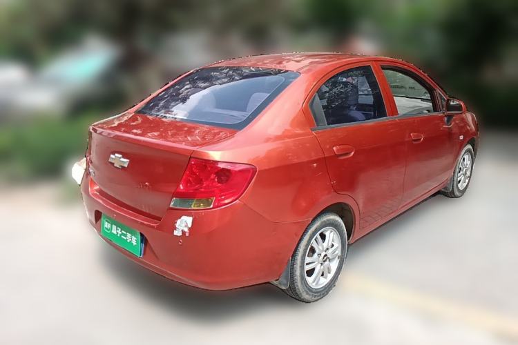 Used Chevrolet Sail 2011 Sedan 1.4L Manual Happiness Edition Rear Right 45 Deg