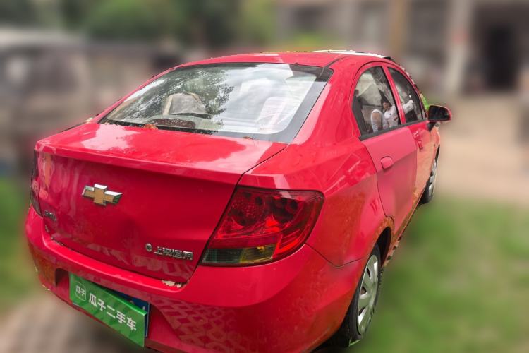 Used Chevrolet Sail 2011 Sedan 1.4L Manual Happiness Edition Rear Right 45 Deg