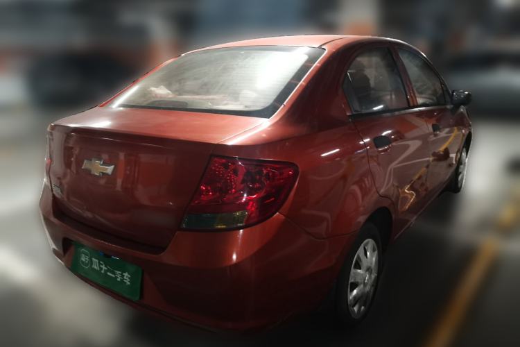 Used Chevrolet Sail 2011 Sedan 1.4L Manual Happiness Edition Rear Right 45 Deg