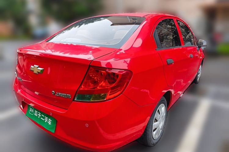 Used Chevrolet Sail 2011 Sedan 1.4L Manual Happiness Edition Rear Right 45 Deg
