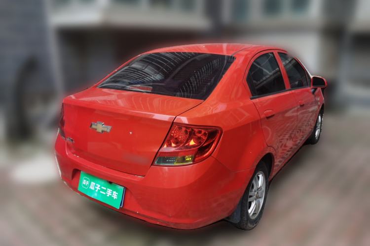 Used Chevrolet Sail 2011 Sedan 1.4L Manual Happiness Edition Rear Right 45 Deg