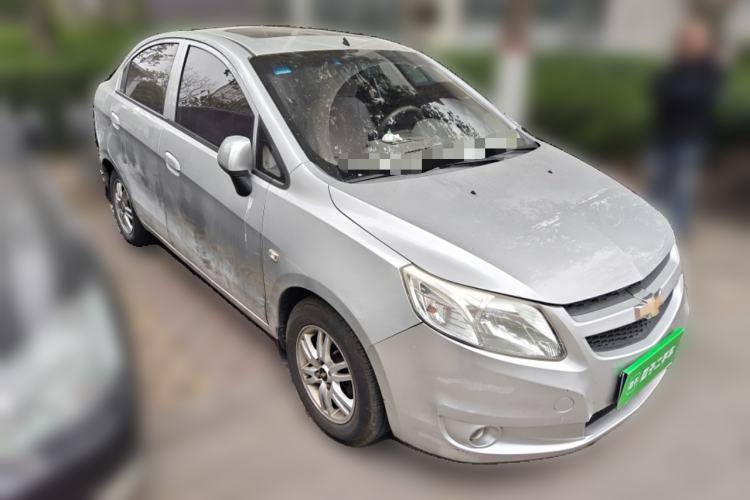 Used Chevrolet Sail 2011 Sedan 1.4L Manual Happiness Edition Front Right 45 Deg