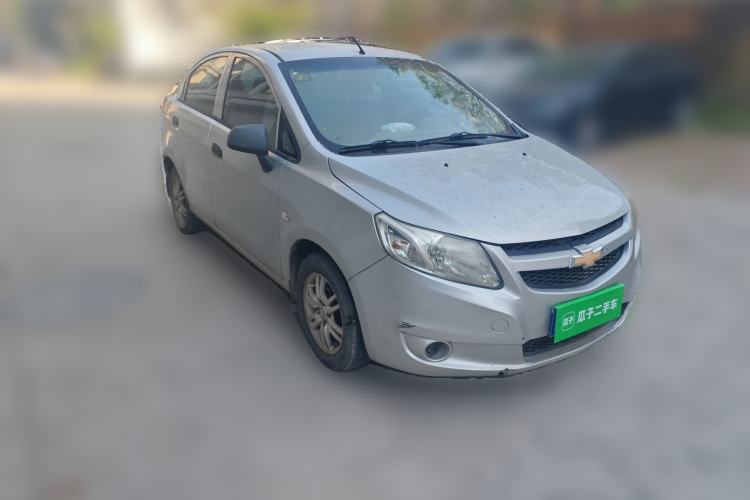 Used Chevrolet Sail 2011 Sedan 1.4L Manual Happiness Edition Front Right 45 Deg