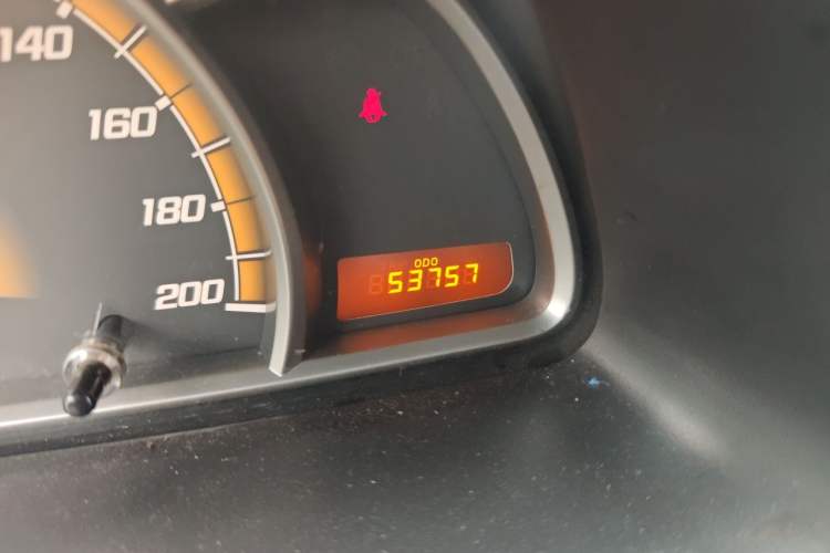 Used Chevrolet Sail 2011 Sedan 1.4L Manual Happiness Edition Odometer Close Up