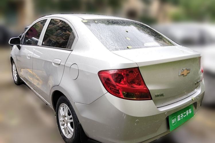 Used Chevrolet Sail 2011 Sedan 1.4L Manual Happiness Edition Rear Left 45 Deg