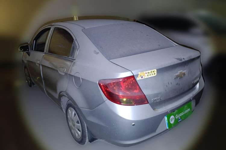 Used Chevrolet Sail 2011 Sedan 1.4L AMT Happiness Edition Rear Left 45 Deg