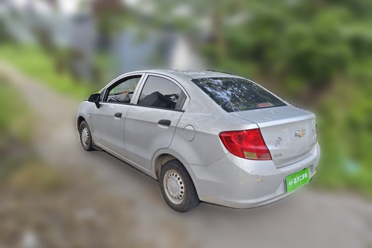 Used Chevrolet Sail 2011 Sedan 1.4L Manual Happiness Edition Rear Left 45 Deg