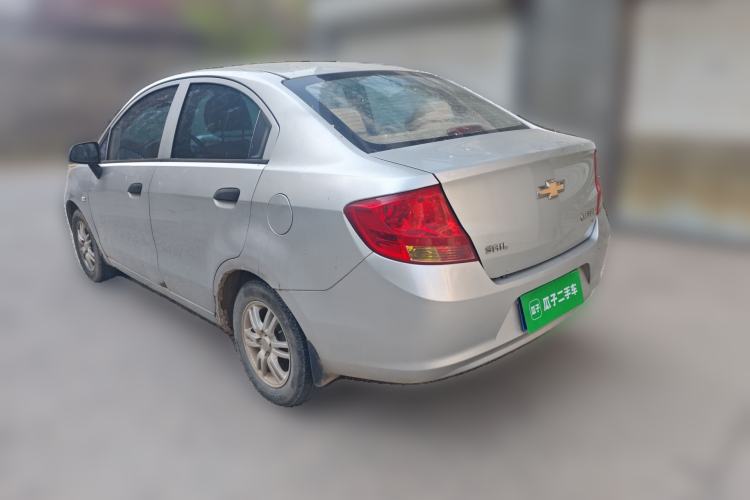 Used Chevrolet Sail 2011 Sedan 1.4L Manual Happiness Edition Rear Left 45 Deg