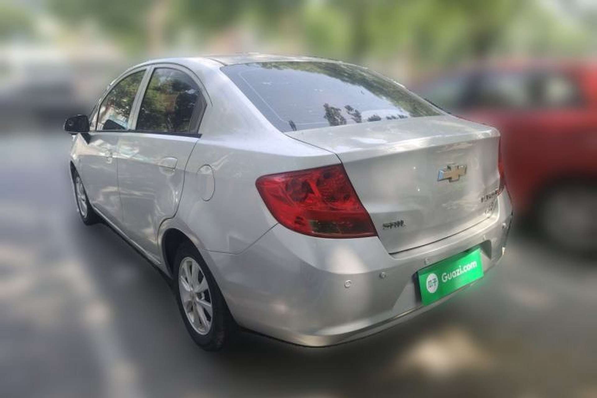 Used Chevrolet Sail 2011 Sedan 1.4L AMT Happiness Edition Rear Left 45 Deg