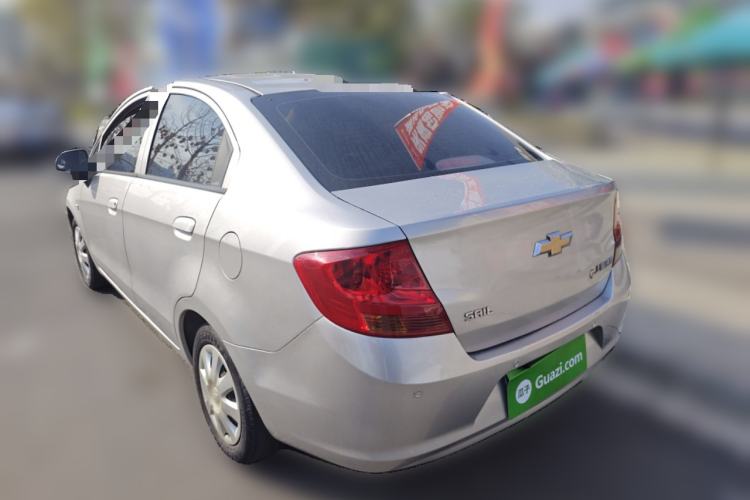 Used Chevrolet Sail 2011 Sedan 1.4L Manual Happiness Edition Rear Left 45 Deg