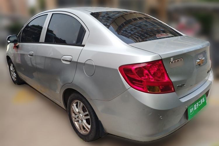 Used Chevrolet Sail 2011 Sedan 1.4L Manual Happiness Edition Rear Left 45 Deg