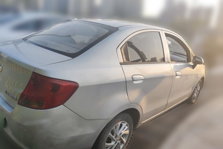 Used Chevrolet Sail 2011 Sedan 1.4L Manual Happiness Edition Rear Right 45 Deg