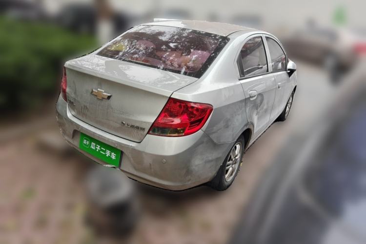 Used Chevrolet Sail 2011 Sedan 1.4L Manual Happiness Edition Rear Right 45 Deg