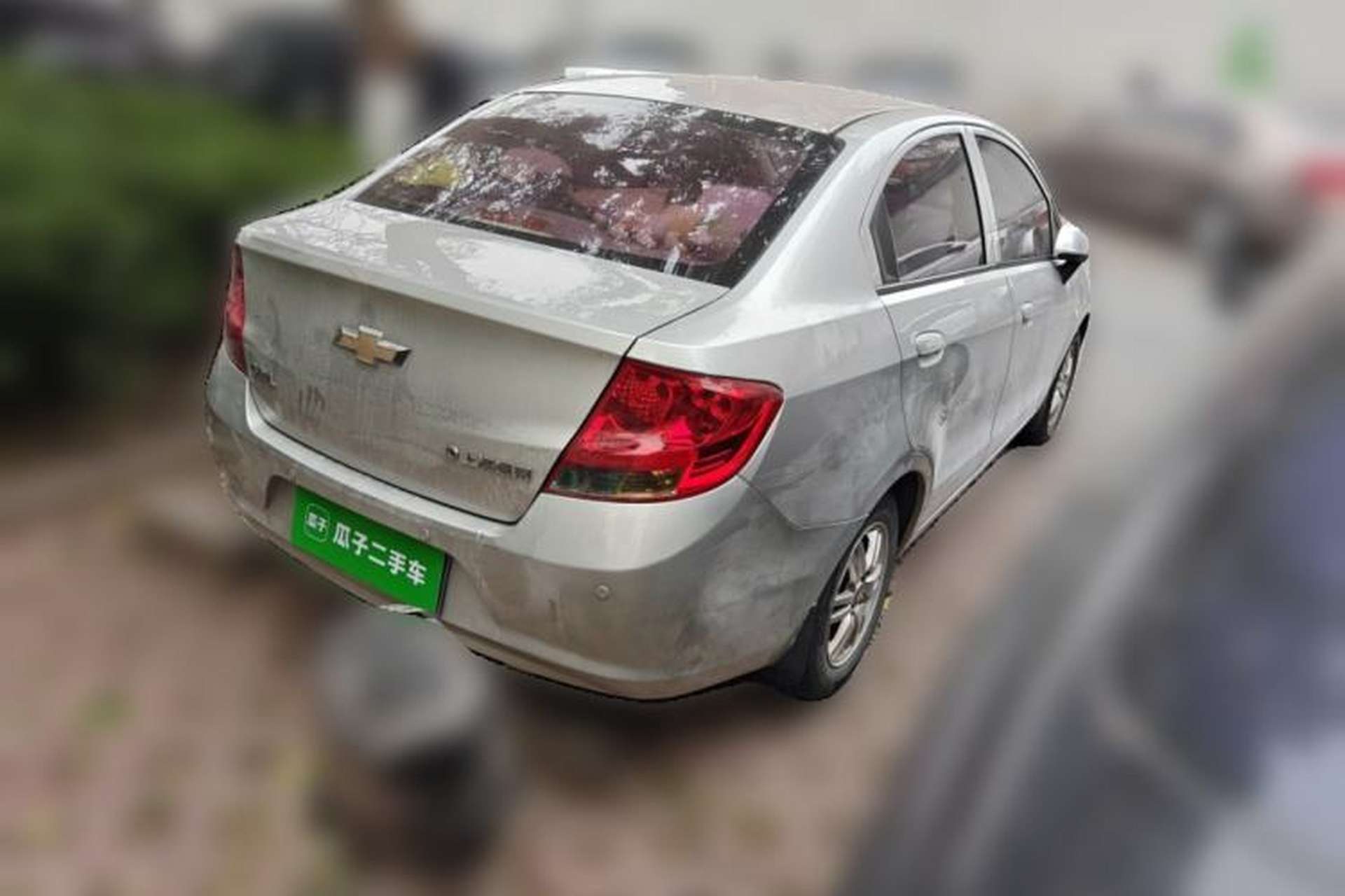 Used Chevrolet Sail 2011 Sedan 1.4L Manual Happiness Edition Rear Right 45 Deg