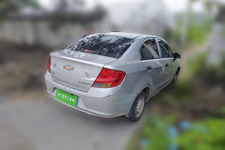 Used Chevrolet Sail 2011 Sedan 1.4L Manual Happiness Edition Rear Right 45 Deg