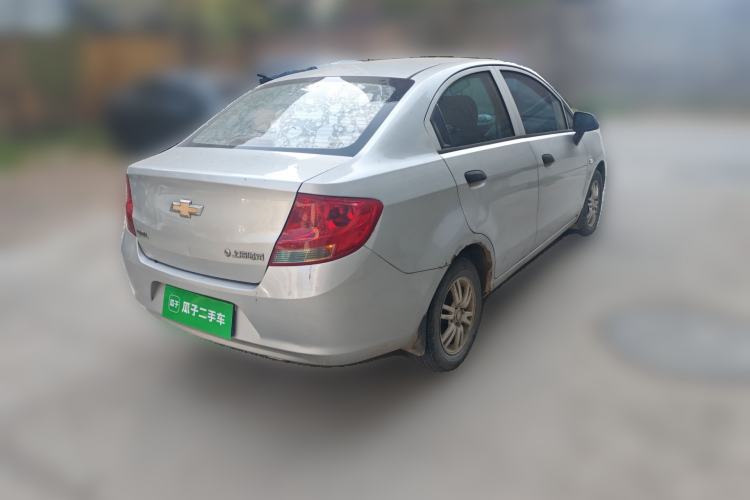 Used Chevrolet Sail 2011 Sedan 1.4L Manual Happiness Edition Rear Right 45 Deg