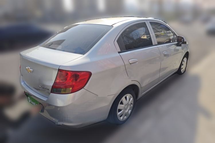 Used Chevrolet Sail 2011 Sedan 1.4L Manual Happiness Edition Rear Right 45 Deg