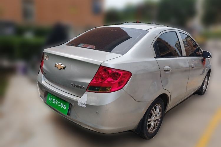 Used Chevrolet Sail 2011 Sedan 1.4L Manual Happiness Edition Rear Right 45 Deg