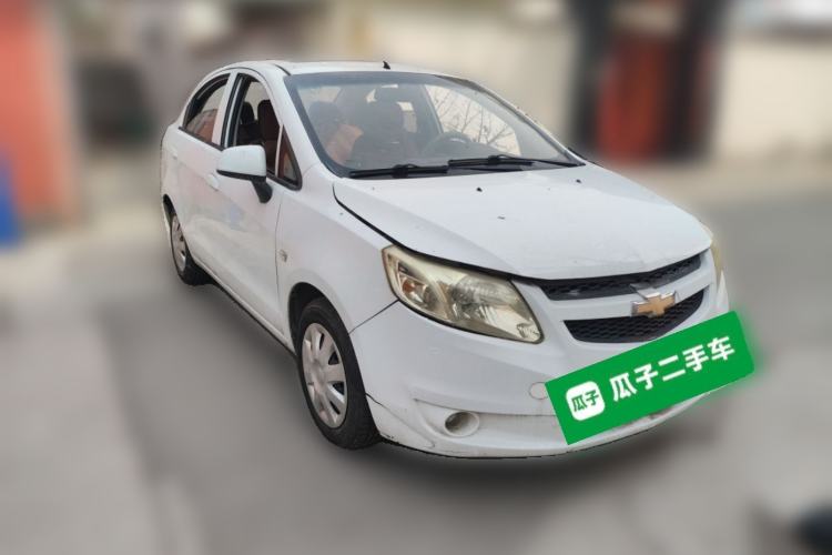 Used Chevrolet Sail 2011 Sedan 1.4L AMT Happiness Edition Front Right 45 Deg