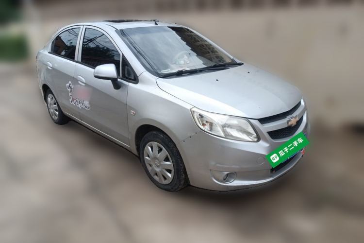 Used Chevrolet Sail 2011 Sedan 1.4L Manual Happiness Edition Front Right 45 Deg