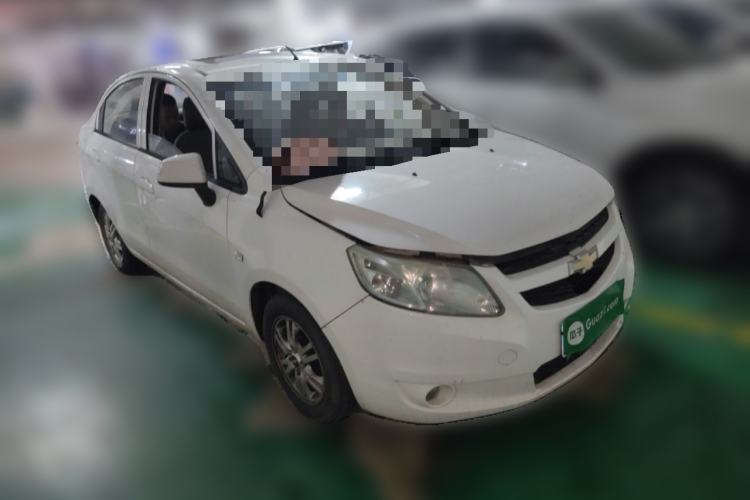 Used Chevrolet Sail 2011 Sedan 1.4L Manual Happiness Edition Front Right 45 Deg