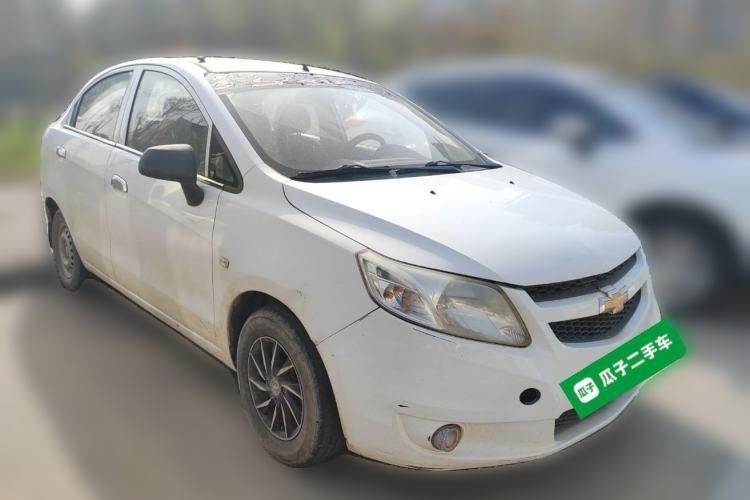 Used Chevrolet Sail 2011 Sedan 1.4L Manual Happiness Edition Front Right 45 Deg