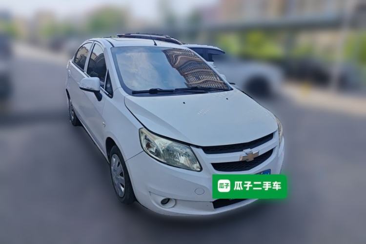 Used Chevrolet Sail 2011 Sedan 1.4L Manual Happiness Edition Front Right 45 Deg
