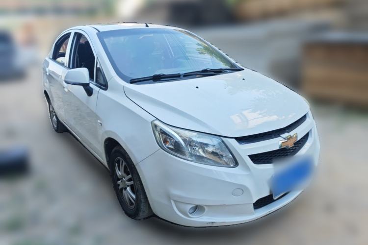 Used Chevrolet Sail 2011 Sedan 1.4L AMT Happiness Edition Front Right 45 Deg