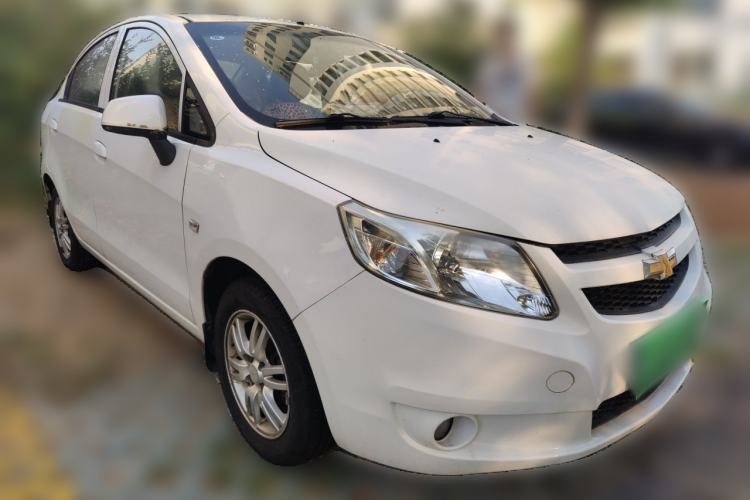 Used Chevrolet Sail 2011 Sedan 1.4L AMT Happiness Edition Front Right 45 Deg