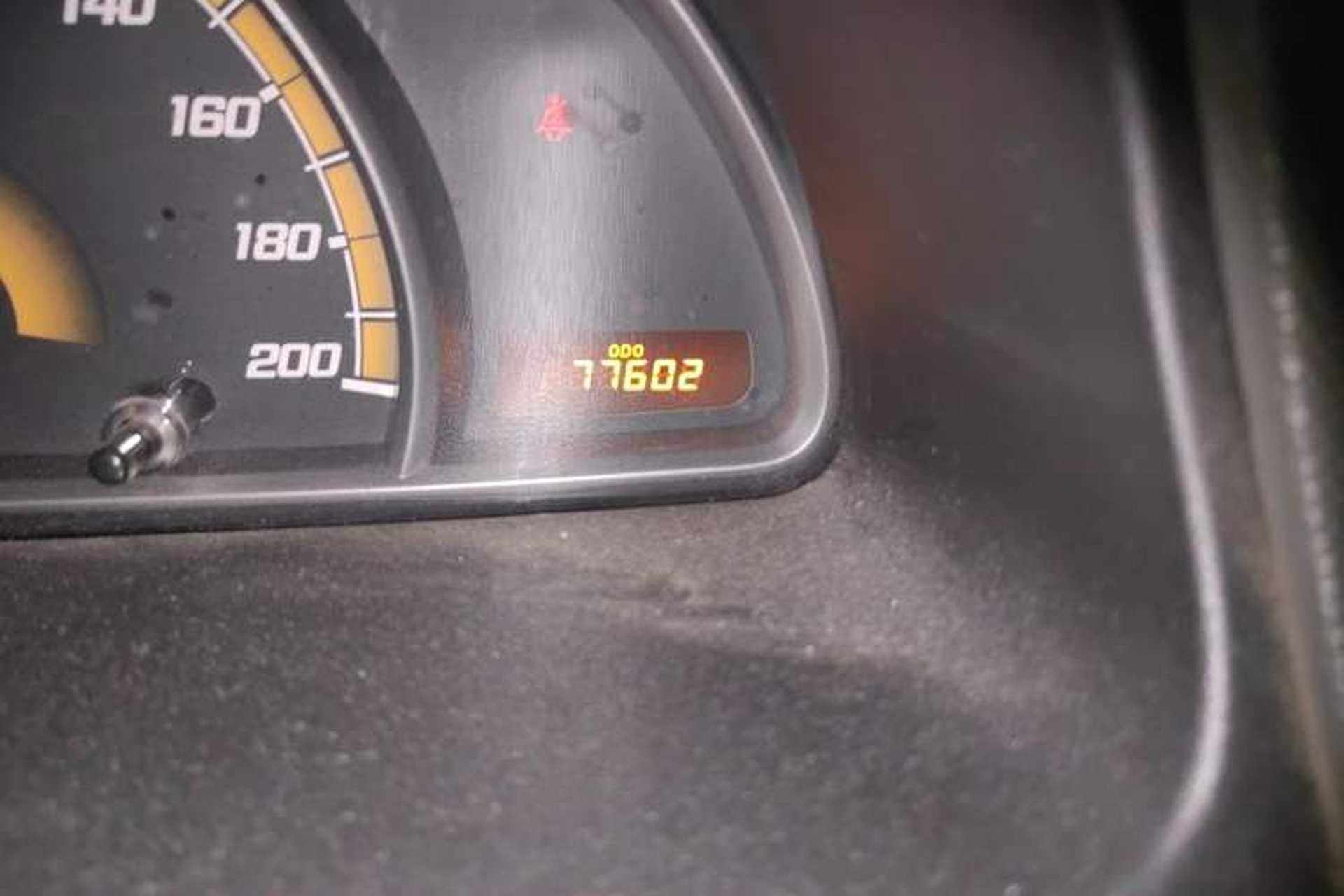 Used Chevrolet Sail 2011 Sedan 1.4L Manual Happiness Edition Odometer Close Up