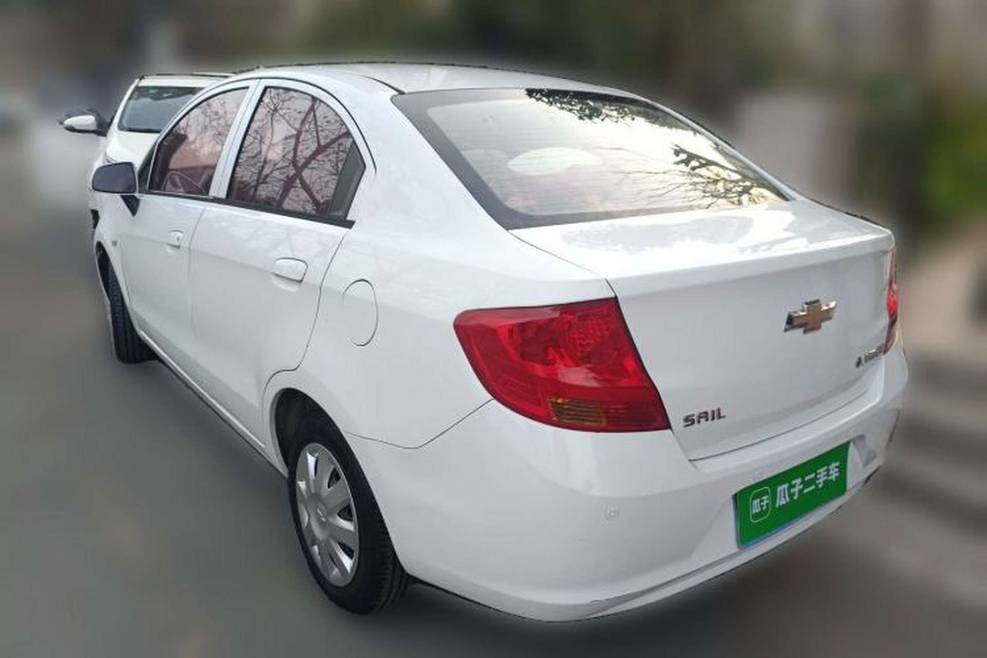 Used Chevrolet Sail 2011 Sedan 1.4L AMT Happiness Edition Rear Left 45 Deg