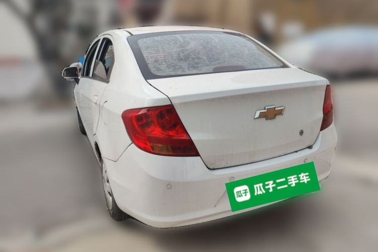 Used Chevrolet Sail 2011 Sedan 1.4L AMT Happiness Edition Rear Left 45 Deg