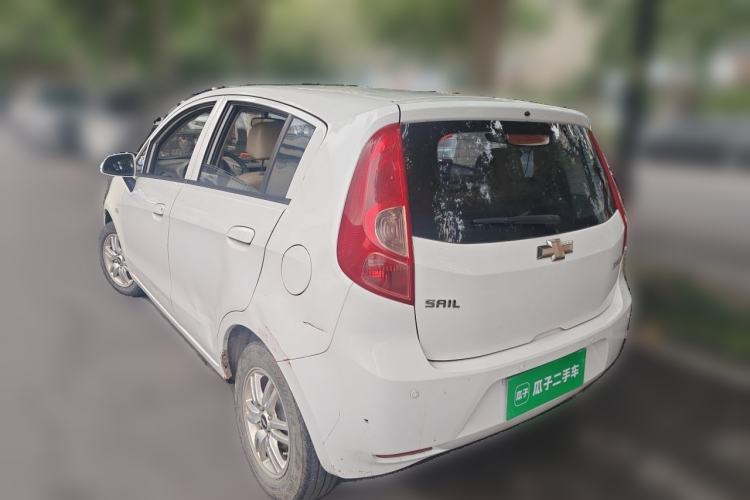 Used Chevrolet Sail 2011 Hatchback 1.4L AMT Happiness Edition Rear Left 45 Deg