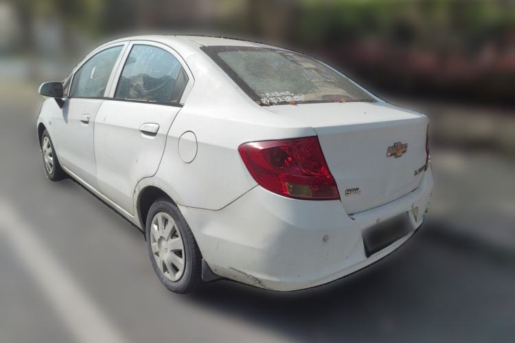 Used Chevrolet Sail 2011 Sedan 1.4L AMT Happiness Edition Rear Left 45 Deg
