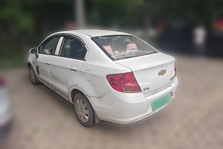 Used Chevrolet Sail 2011 Sedan 1.4L Manual Happiness Edition Rear Left 45 Deg