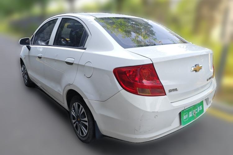 Used Chevrolet Sail 2011 Sedan 1.4L AMT Happiness Edition Rear Left 45 Deg