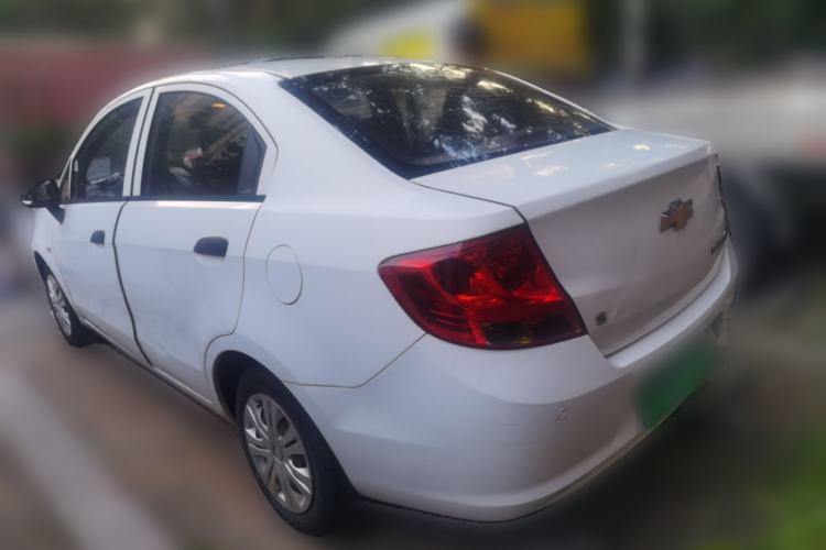 Used Chevrolet Sail 2011 Sedan 1.4L Manual Happiness Edition Rear Left 45 Deg