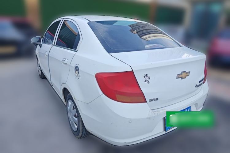 Used Chevrolet Sail 2011 Sedan 1.4L Manual Happiness Edition Rear Left 45 Deg