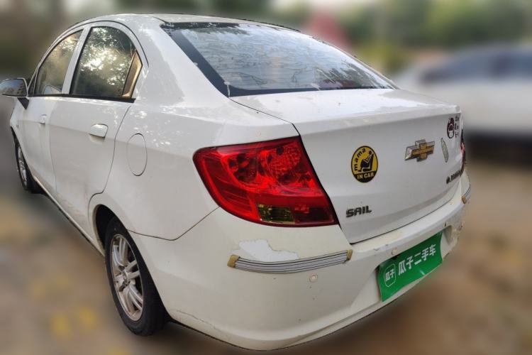 Used Chevrolet Sail 2011 Sedan 1.4L AMT Happiness Edition Rear Left 45 Deg