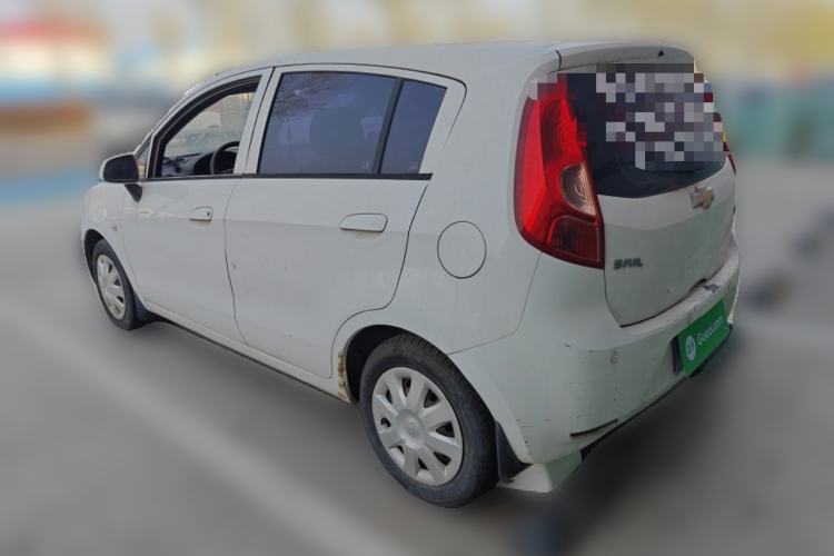 Used Chevrolet Sail 2011 Hatchback 1.4L Manual Happiness Edition Rear Left 45 Deg