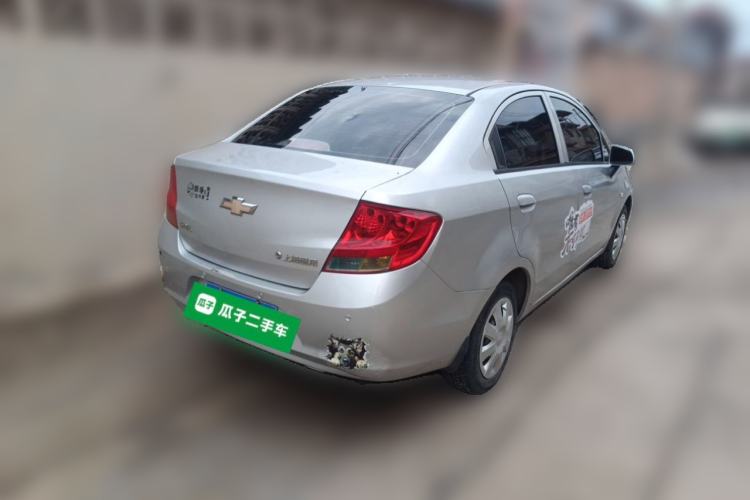 Used Chevrolet Sail 2011 Sedan 1.4L Manual Happiness Edition Rear Right 45 Deg