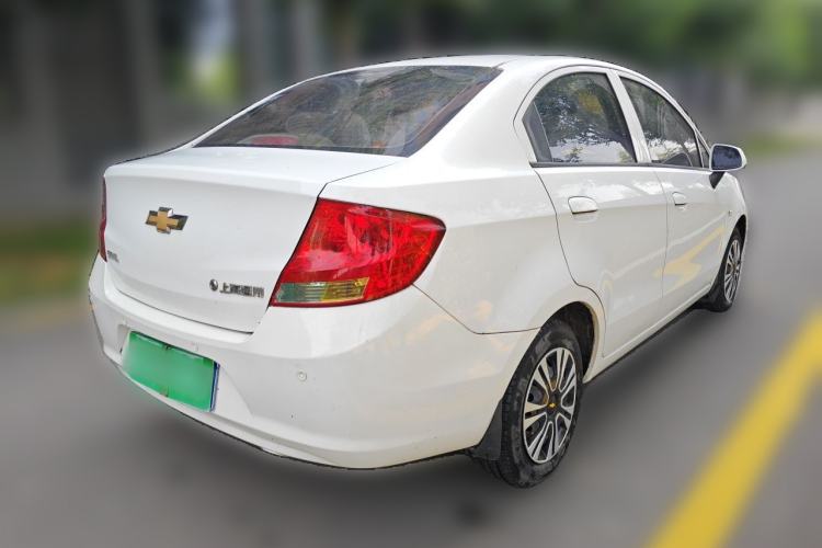 Used Chevrolet Sail 2011 Sedan 1.4L AMT Happiness Edition Rear Right 45 Deg
