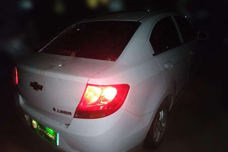 Used Chevrolet Sail 2011 Sedan 1.4L Manual Happiness Edition Rear Right 45 Deg