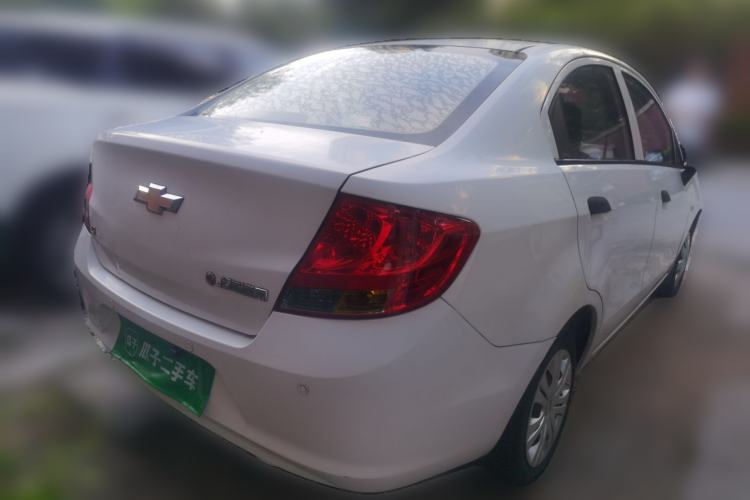 Used Chevrolet Sail 2011 Sedan 1.4L Manual Happiness Edition Rear Right 45 Deg